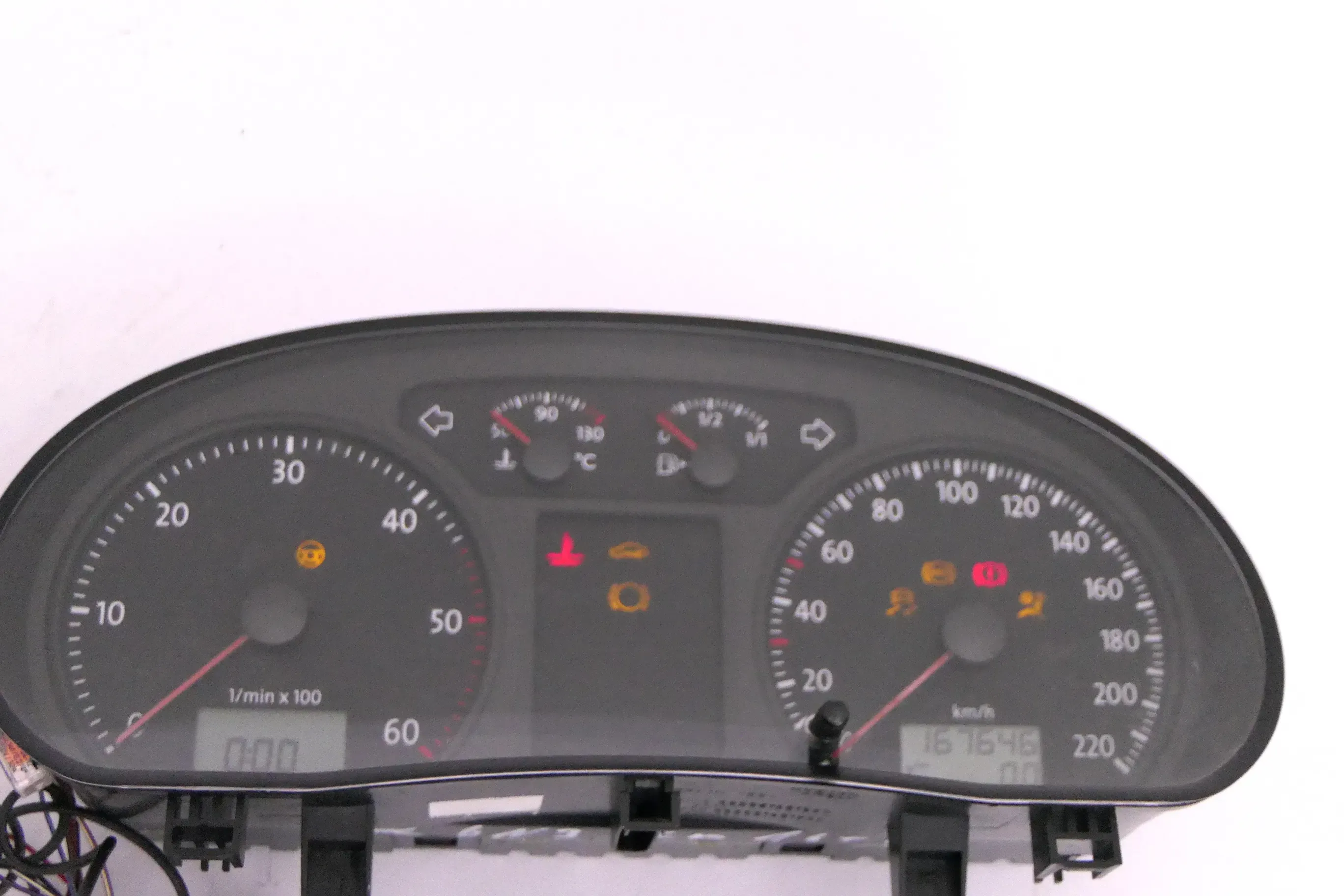 VW Polo 9N 3Tacho Tachometer Kombiinstrument 167.000km 6Q0920825F 1,4TDI BNV BNM - Bild 1