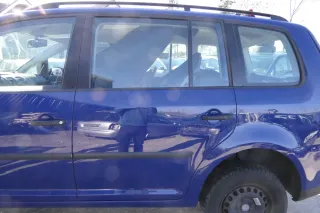 VW Touran 1T3 1T Tür hinten links Fahrerseite blau LL5M - Bild 1