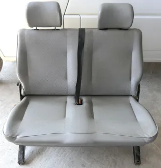 VW T4 Sitz hinten links 2er Doppel 1. Reihe Lehne klappbar (Multivan Caravelle) - Bild 1
