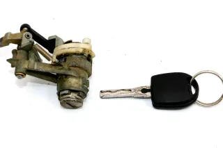 ZV VW Lupo Golf 4 Polo 6N Kofferraumschloß Heckschloß Schloß hinten + Schlüssel - Bild 1
