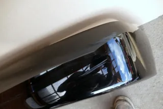 VW Polo 6N Stoßstange hinten Oberteil der 2-geteilte Heckstoßstange schwarz L041 - Bild 2