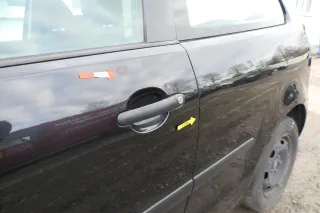 VW Polo 9N 9N3 Tür vorne links Fahrertür 2/3-Türer schwarz LC9Z ohneAnbautei - Bild 6