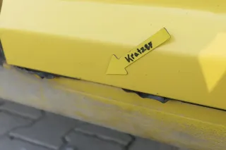VW Caddy 3 2k Beifahrertür Tür hinten links gelb Post L132 Schiebetür - Bild 10