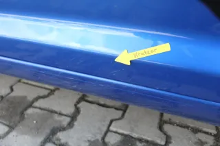 VW Touran 1T 1T3 Tür vorne links Fahrertür blau LA5X OHNE Anbauteile Cross - Bild 7