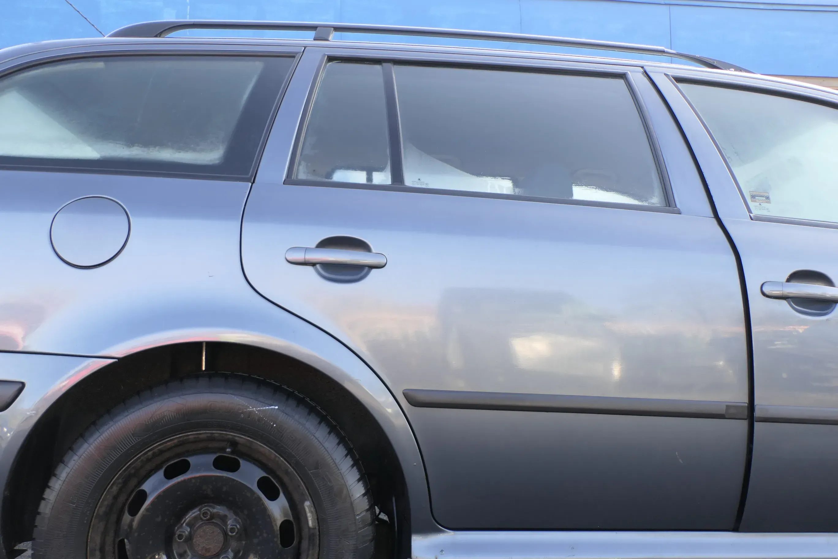 Skoda Octavia 1U5 Combi Kombi Variant Tür hinten rechts grau LF7V 9901 U9 - Bild 1