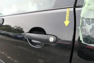 VW Polo 9N 9N3 Tür vorne links Fahrertür 2/3-Türer schwarz L041 ohneAnbautei - Bild 3