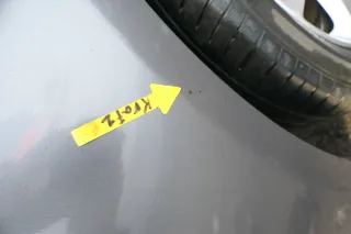 VW Touran 1T Kotflügel vorne rechts grau LD7X ca.2003-2006 platinumgrey 165553 - Bild 4