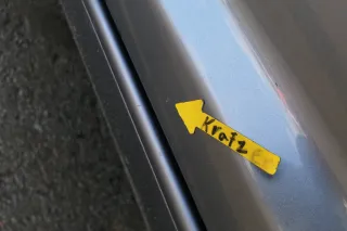 VW Touran 1T 1T3 Tür vorne links Fahrertür grau LD7X OHNE Anbauteile Cross - Bild 7