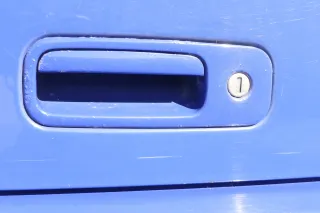 Polo 6N2 Heckklappe Klappe hinten Kofferraumklappe blau LA5C Scheibe - Bild 5