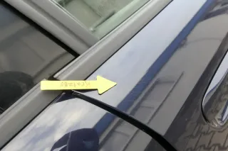 A4 B6 8E nur Türblatt Tür vorne rechts Beifahrertür blau lila LY5K Kombi+Limo - Bild 4