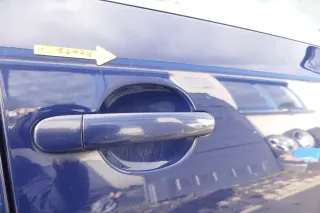 VW Passat 3B 3BG Kombi + Limo Tür vorne rechts Beifahrertür blau LB5N indigoblau - Bild 7