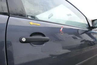VW Polo 9N 9N3 Tür vorne rechts Beifahrertür 2/3-Türer grau LC7V ohneAnbautei - Bild 3