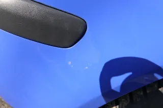 VW Polo 9N 9N3 Stoßstange hinten Heckstoßstange Stoßfänger blau LA5F - Bild 5