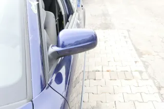 VW Passat 3B 3BG elektrischer Spiegel Außenspiegel links mit Glas blau LB5N - Bild 2