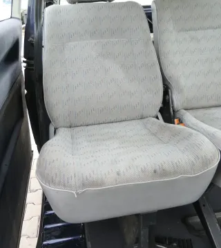VW T4 Sitz hinten rechts 1. Reihe Lehne Rücksitz (Multivan Caravelle) Stoff - Bild 1