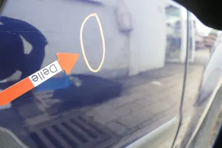VW Passat 3B 3BG Kombi + Limo Tür vorne rechts Beifahrertür blau LB5N indigoblau - Bild 2