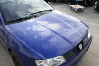 Seat Ibiza 6K Cordoba Motorhaube Haube Klappe vorn blau LS5N Facelift 99-2002 - Bild 4