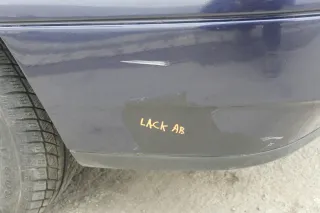 VW Passat 3A 35i Stoßstange vorne Frontstoßstange mit Pralldämpfe vorn blau LN5Y - Bild 2