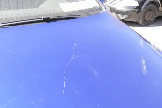 VW Passat 3C Motorhaube Klappe vorne vorn Haube blau LC5E cobaltblue  DELLE!!! - Bild 5