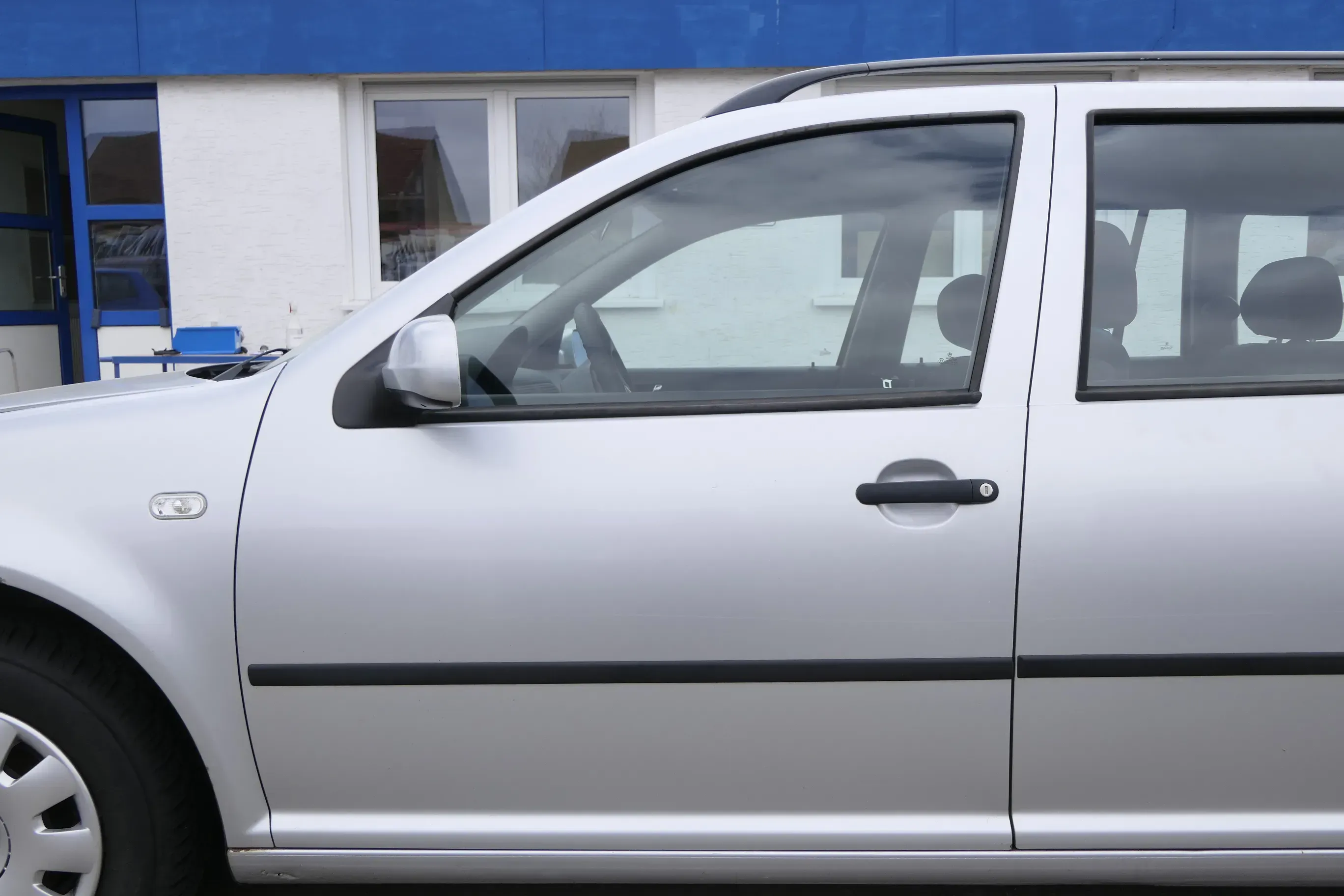 VW Golf 4 Bora Tür vorne links Fahrertür 4/5-Türer & Kombi silber LA7W reflex 8 - Bild 1