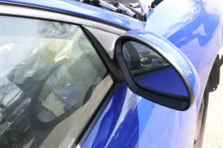 Seat Ibiza 6L mechanischer manuel Spiegel Außenspiegel rechts blau LS5G surfblue - Bild 3