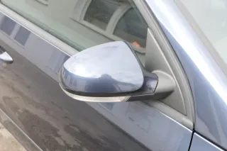 VW Passat 3C elektrischer Spiegel Außenspiegel rechts Blinke blau grau LC5F blue - Bild 1