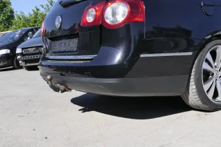 VW Passat 3C Kombi Stoßstange hinten Heckstoßstange Stoßfänger schwarz LC9X blac - Bild 3