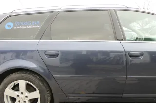 Audi A6 4B C5 Tür Türblatt hinten rechts blau LY5X aquablau mit Rahmen - Bild 1