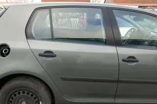 VW Golf 5 V 1K Tür Türrahmen hinten rechts 4/5-Türer grau LA6Q saga- mit Scheibe - Bild 1
