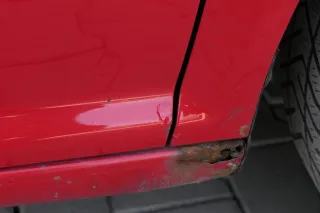VW Golf 4 Bora Tür vorne rechts Beifahrertür 4/5-Türer+ Kombi Avant rot LP3G - Bild 4
