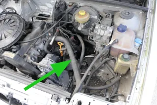 Audi 80 Kühlrohr Rohr Leitung 8A0121101C Wasserschlauch Kühlwasserschlauch ABT - Bild 1