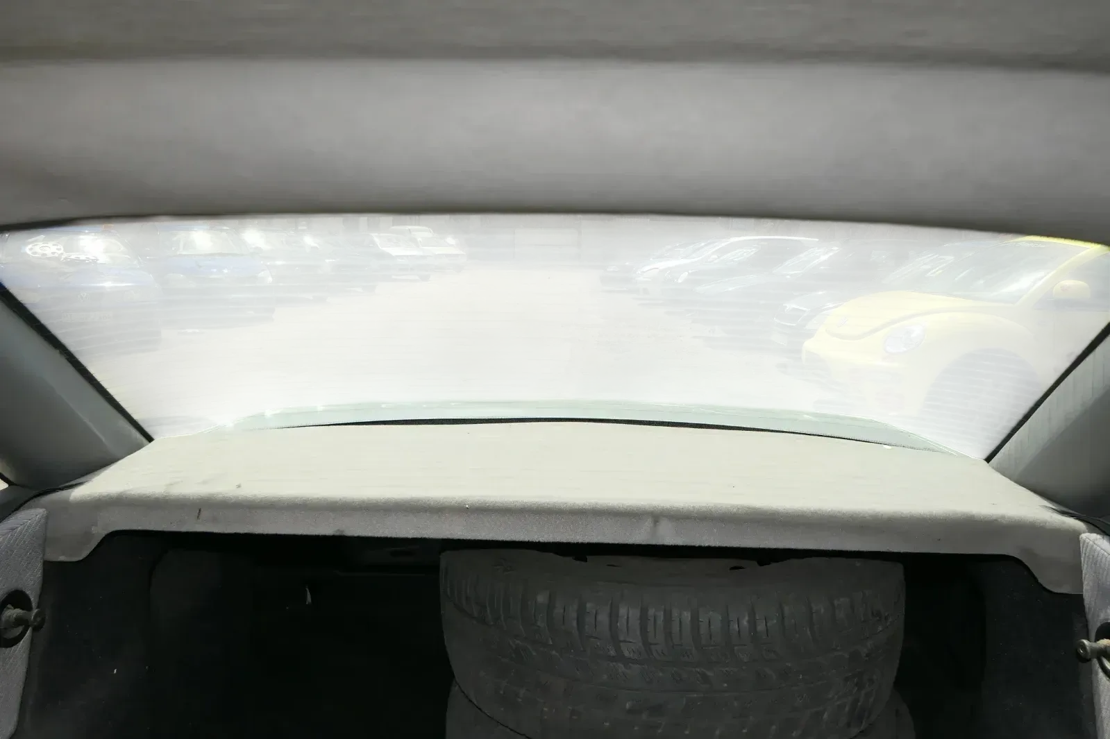 Audi 80 Limousine Hutablage Abdeckung Kofferraum hinten grau - Bild 1
