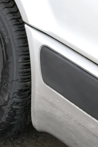 Audi 80 8C Limousine Stoßstange hinten Spoiler grau LY7T Heckstoßstange - Bild 11