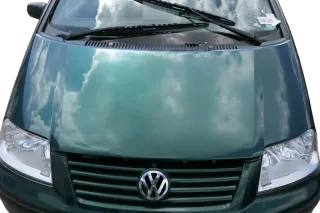 VW Sharan 7M Motorhaube Klappe Haube vorn vorne grün LC6M abca.Bj2000passend - Bild 1