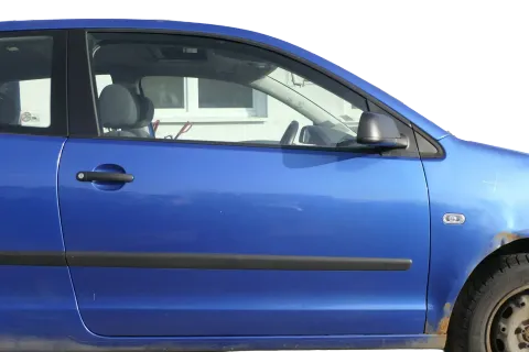 VW Polo 9N 9N3 Tür vorne rechts Beifahrertür 2/3-Türer blau LA5M ohneAnbauteile