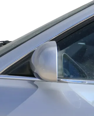 Audi A4 B5 Spiegel Außenspiegel links elektrisch Facelift Glas silber LY7W grau - Bild 3