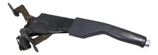 VW Passat 3BG Handbremse Feststellbremse onyx Leder Hebel Verkleidung Griff Brem - Bild 2