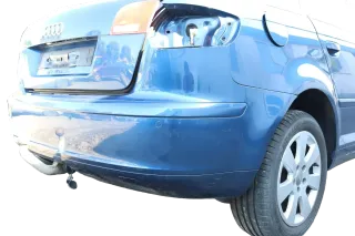 Audi A3 8P Stoßstange Stoßfänger hinten 4/5-Türer blau LZ5C AHK PDC - Bild 4