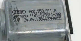 Audi A4 8K B8 A5 ektrischer Fensterheber Motor hinten links 8K0959811A - Bild 3