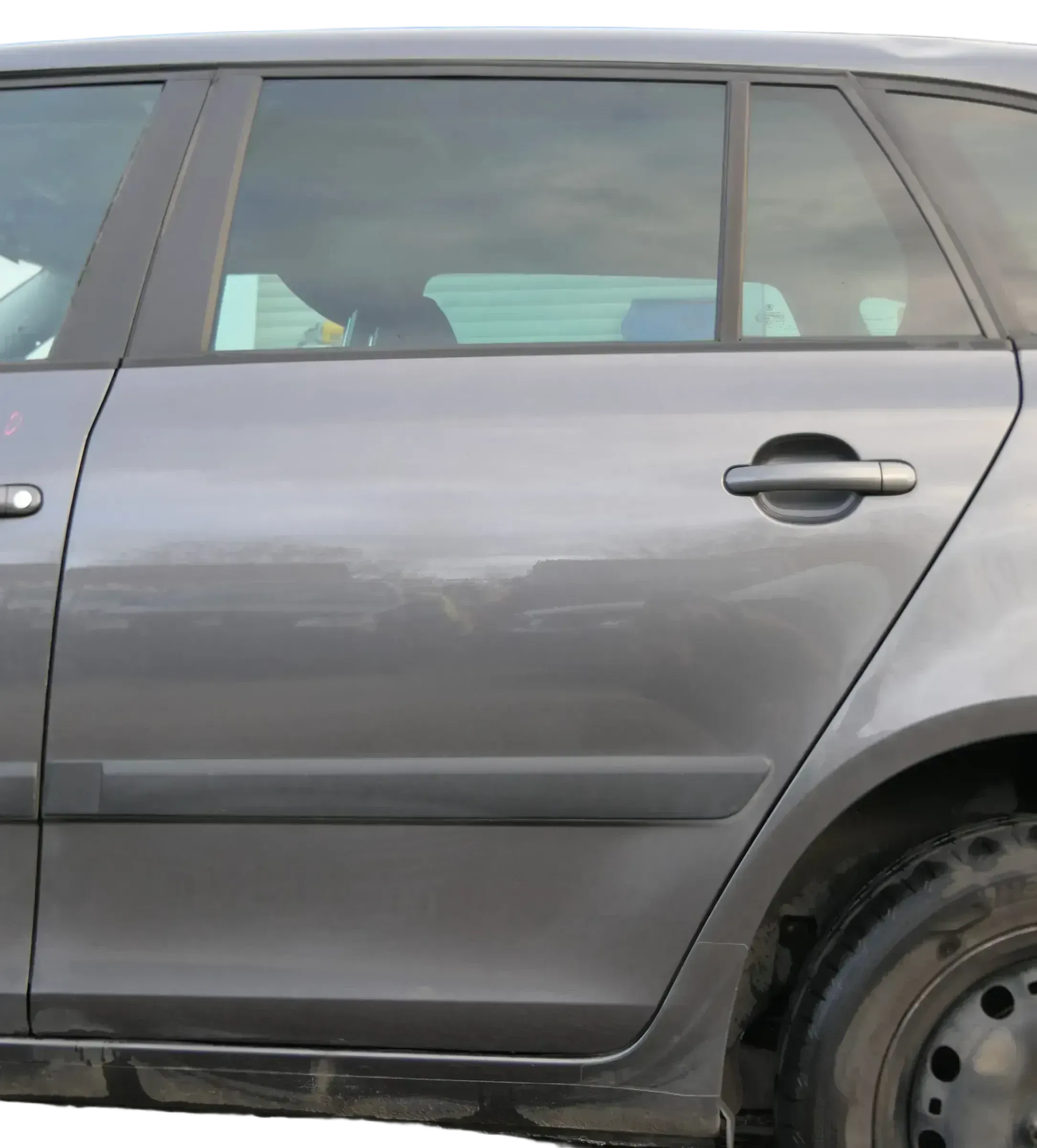 Skoda Fabia 5J Kombi Tür hinten links grau titangrau 9795 - ohne Anbauteile - Bild 1
