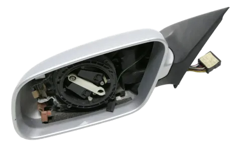 Audi A6 4B Spiegel Außenspiegel links silber LY7W elektr anklappbar abblendbar