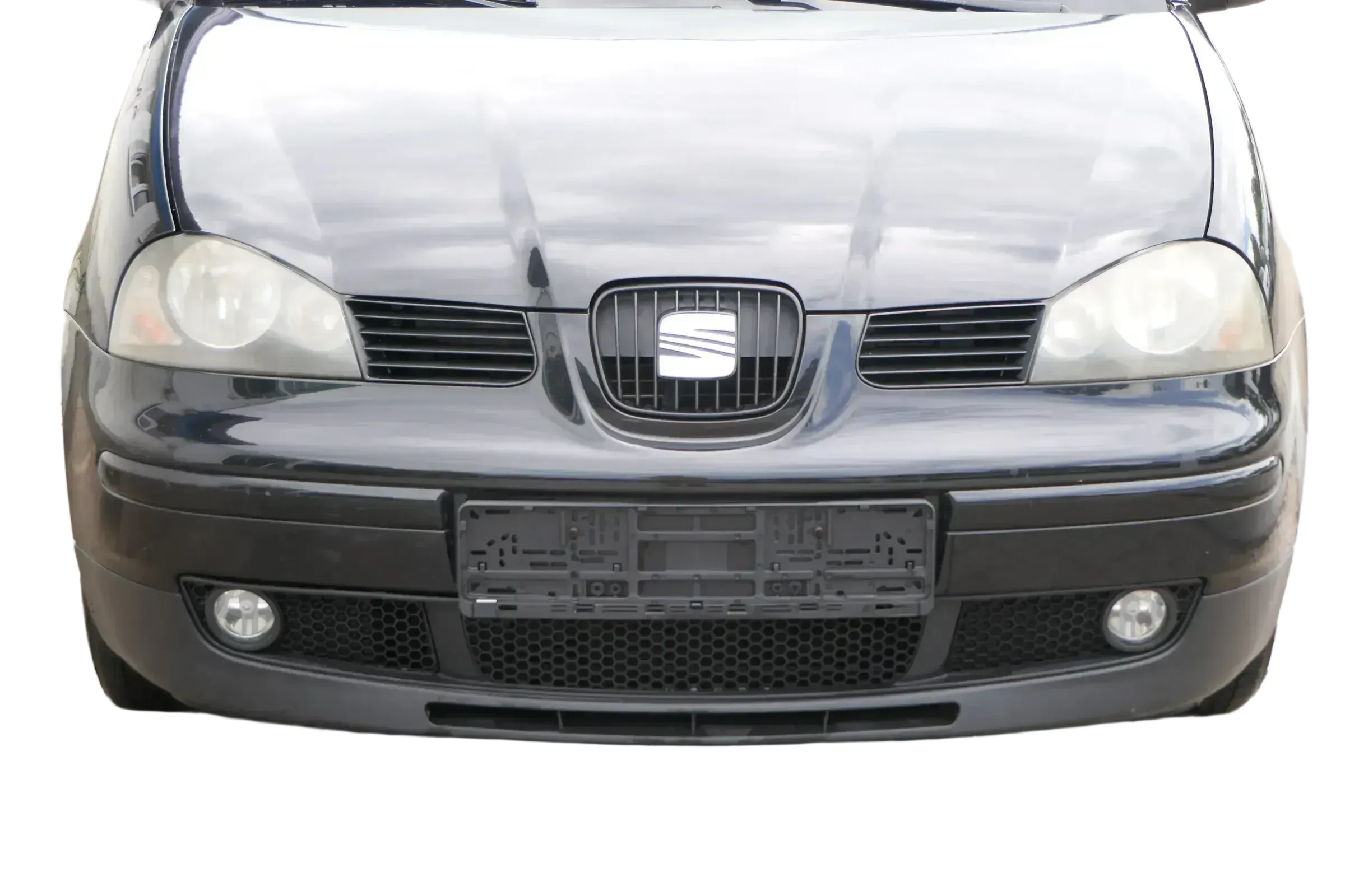Seat Arosa 6H Stoßstange Frontstoßstange vorne schwarz L041 Facelift + Grill - Bild 1