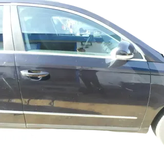 Passat 3C Kombi o. Limo Tür vorne rechts Beifahrer schwarz LC9X ohneAnbauteile - Bild 1