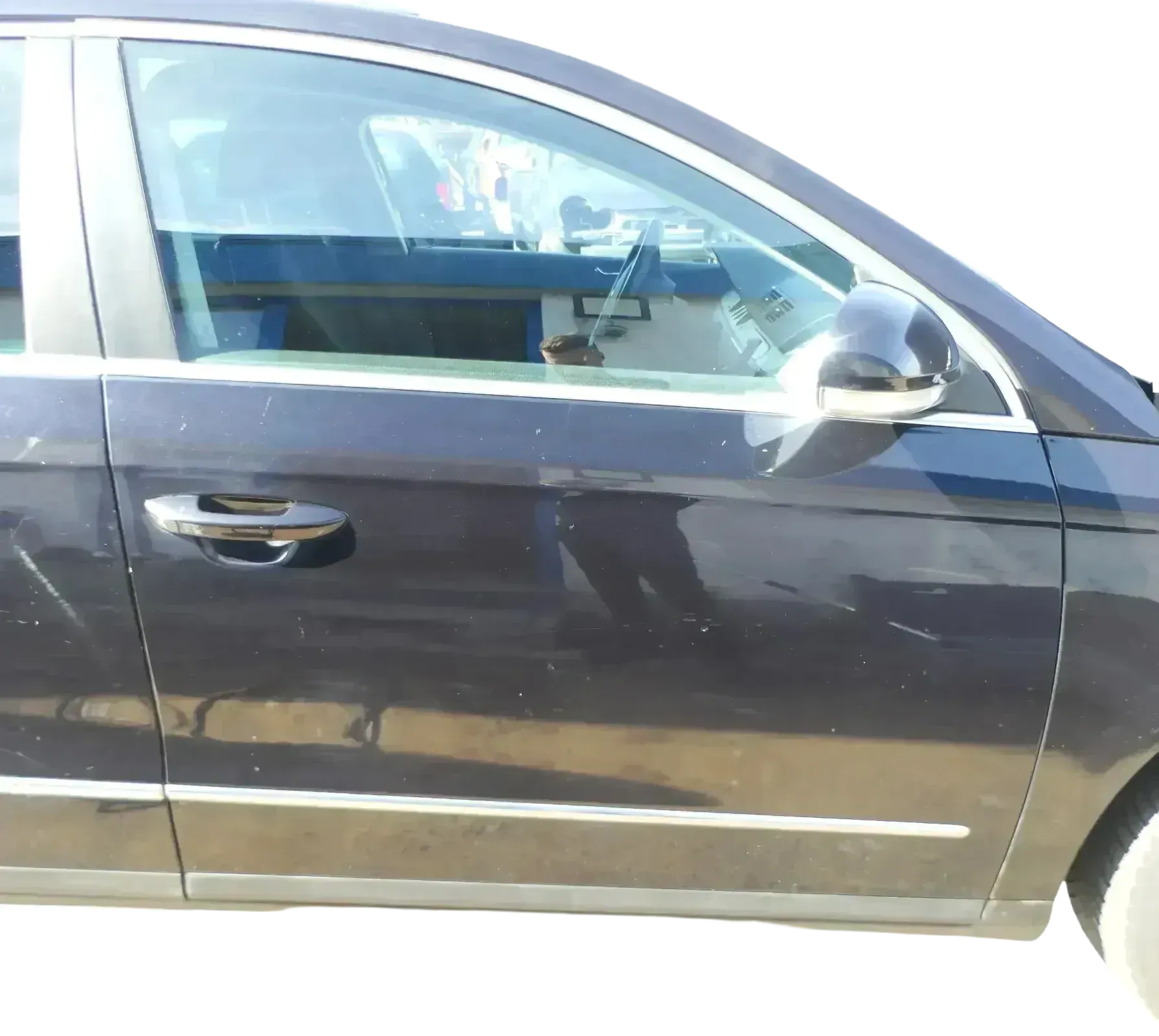 Passat 3C Kombi o. Limo Tür vorne rechts Beifahrer schwarz LC9X ohneAnbauteile - Bild 1