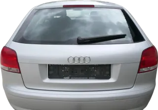 A3 8P Stoßstange Heckstoßstange Stoßfänger hinten 2/3-Türer silber grau LX7W - Bild 9
