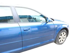 Audi A3 8P 4/5 Türer Tür vorne rechts Beifahrertür Türblatt blau LZ5C mauritiusb - Bild 3