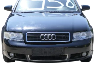 Audi A4 8E B6 Kombi Avant Stoßstange vorne mit Spoiler schwarz LY9B - Bild 1