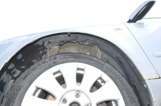 Audi A4 8E B7 Kotflügel vorne links silber LY7W - Bild 4