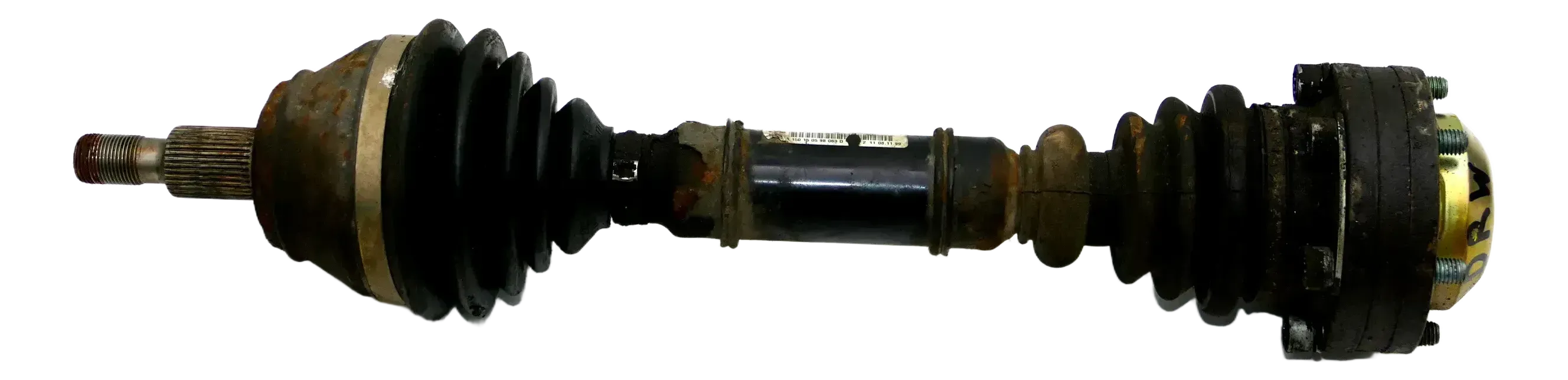 VW Golf 4 Bora Antriebswelle Gelenkwelle links vorne TDI 6 Gang 1J0407451GX AJM - Bild 1