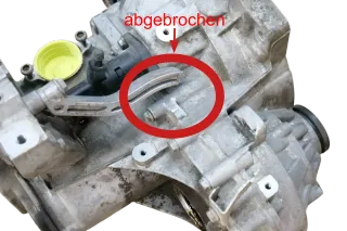 VW Touran Golf 5 A3 8P Getriebe JCR 1,9 TDI 5-Gang Schaltgetriebe DEFEKT!!! - Bild 2